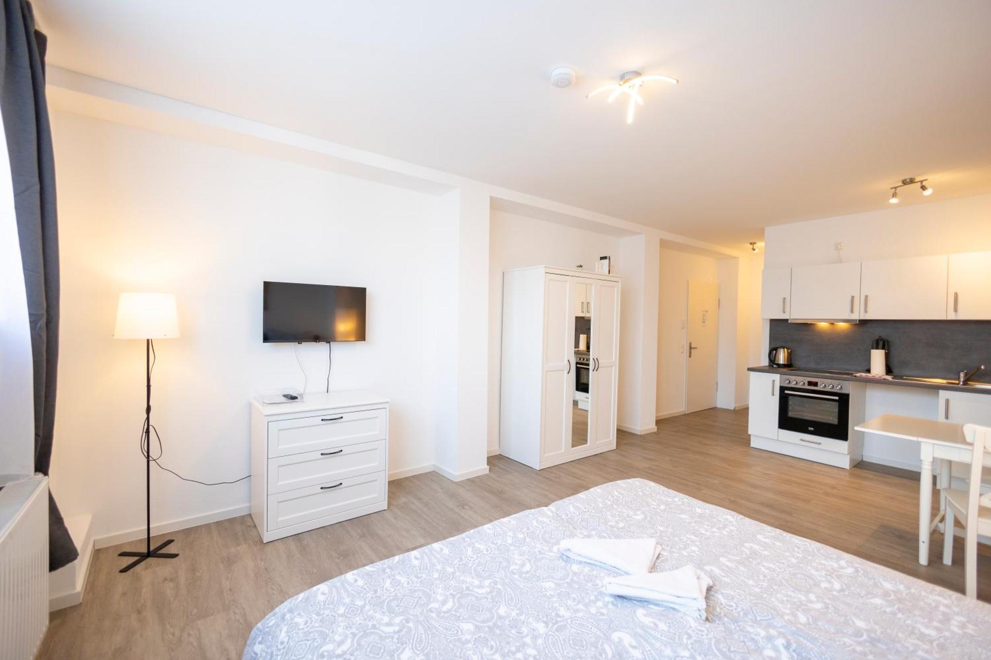 City Appartement Kueche,Bad, Parken Im Zentrum Von ราเวนส์บวร์ก ภายนอก รูปภาพ