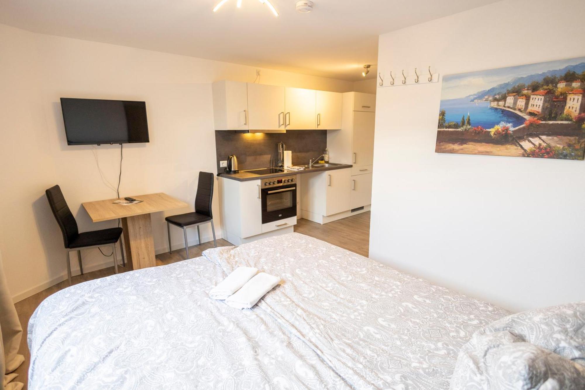 City Appartement Kueche,Bad, Parken Im Zentrum Von ราเวนส์บวร์ก ภายนอก รูปภาพ